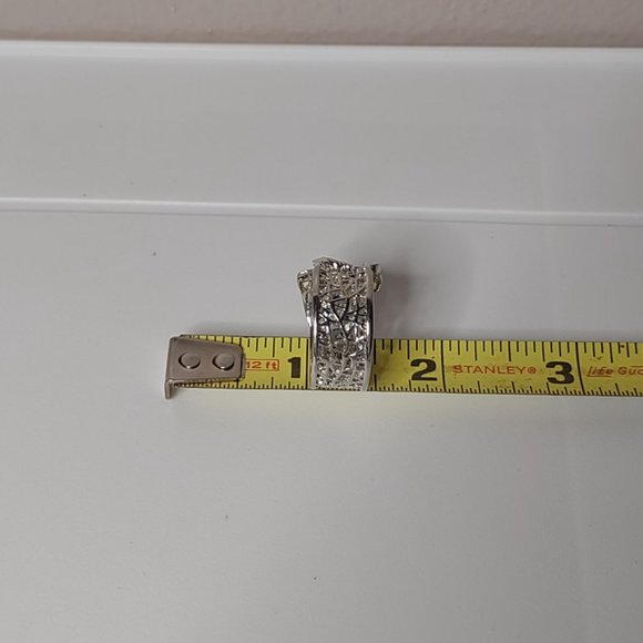 Spider Ring With Blue Plastic Stone Size 9 - Picture 11 of 13